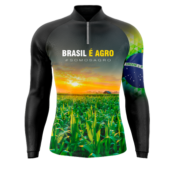 CAMISA BRASIL É AGRO